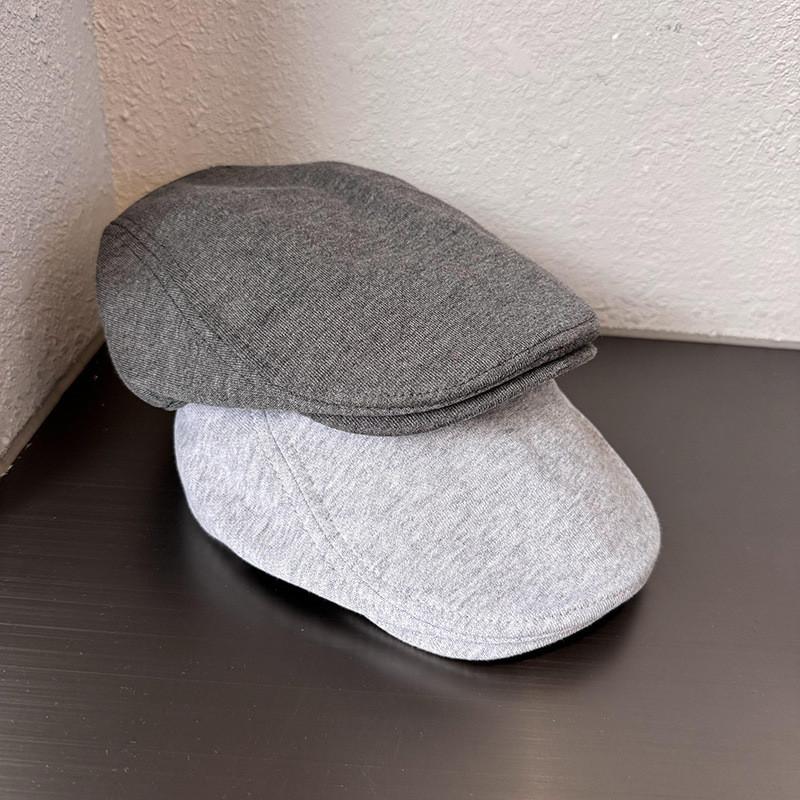 Solid Retro Color Urban Baseball Cap Short Brim Breathable Cotton Casual Wear