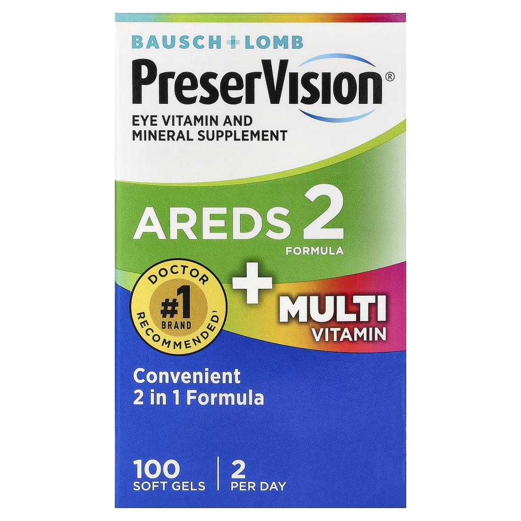 PreserVision, AREDS 2 Formula + Multivitamin, 100 Softgels