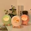 Cute House Touch Dimming Kitten Night Light For Kids Baby Bedroom Bedside Charging Lamp Creative Gift Cats Home Atmosphere Decor