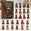 2026 Dog-Themed Christmas Advent Calendar Acrylic Blind Box Gift Kids Adults Decorative Hanging Ornament