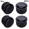 4pcs Black Rubber Kayak 3/4cm Bung Rubber Drain Holes Plugs Scupper Stopper Scupper Holes Plugs