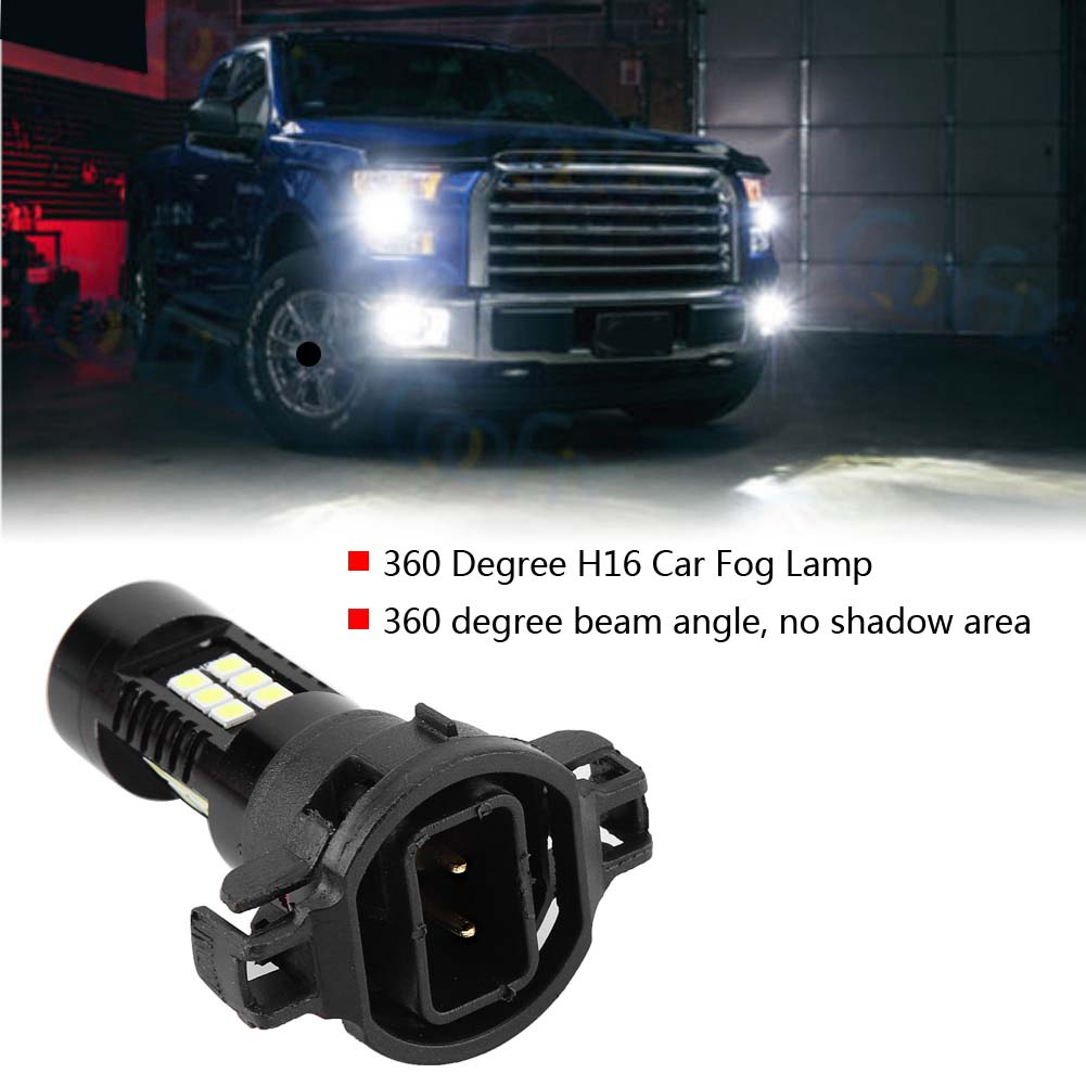 H16 Белый противотуманный фонарь 21W 3030 SMD светодиодный автомобильный передний противотуманный фонарь лампа фары DC 1228V
