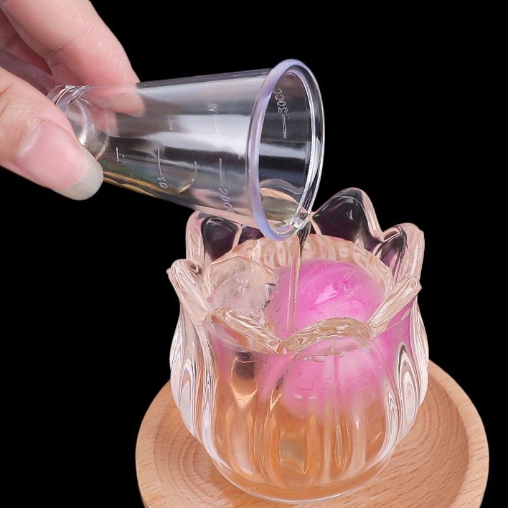 PP Liquid Measuring Cup Transparent Seasoning Measuring Cup Replacement Plastic Corrugated Cup