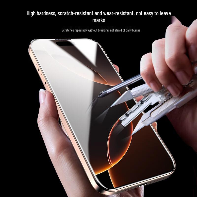 Smorss iPhone 16 Plus Tempered Glass Screen Protector