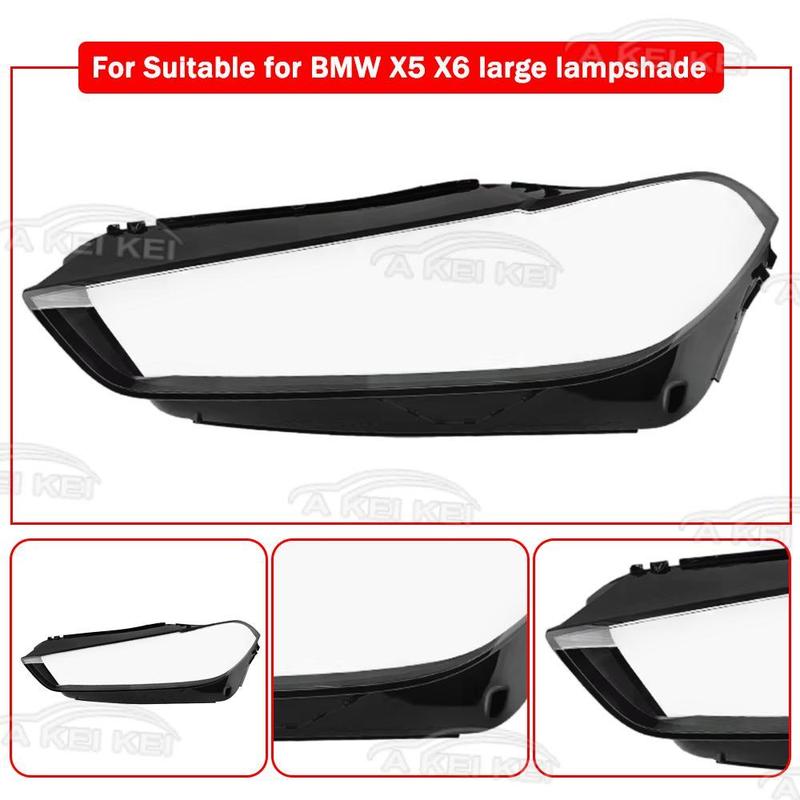 Подходит для BMW X5 X6 G05 G06 F95 2023-2026 Автомобильный Колпак Фары Корпус Фары Прозрачная Линза Водонепроницаемая Прозрачная Линза Фары