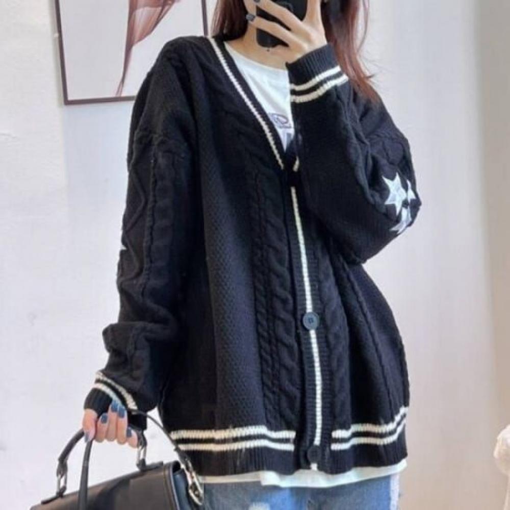 NaVaVa V Neck Long sleeVe Knit Cardigan Nk2611