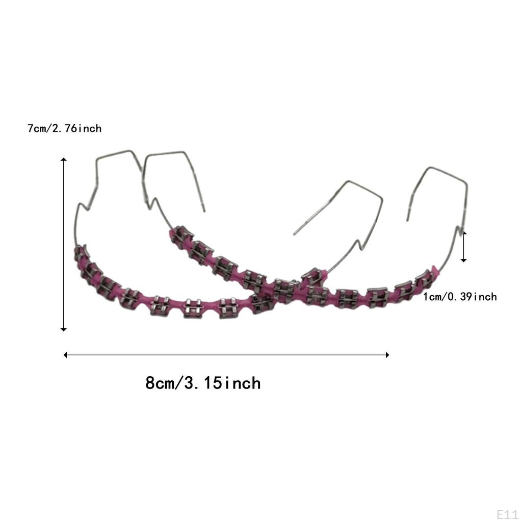 Temporary Tooth Decoration,Orthodontist Explain Props with Metal Wires