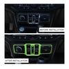 Green Window Control Panel Trim Cover Accessories for Jeep Wrangler JL JT 2018+