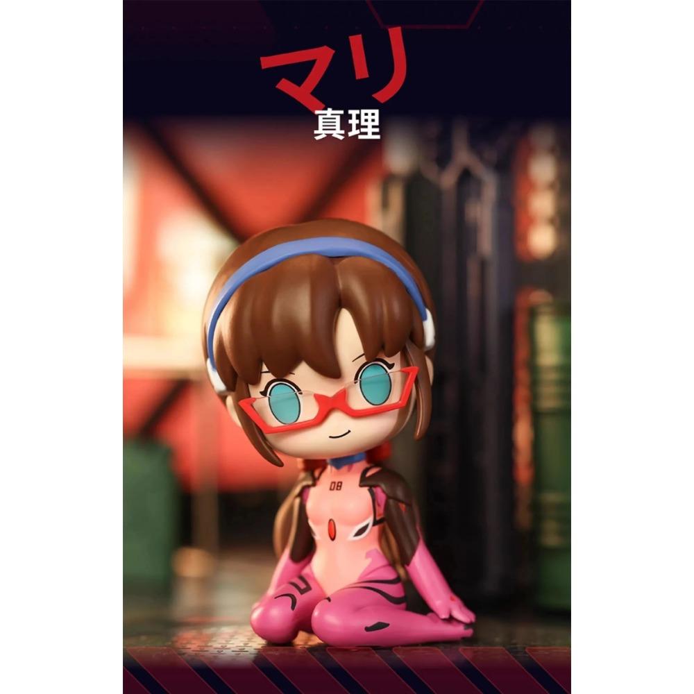 8 см Аниме Фигурка ЕВА Аска Лэнгли Сорью Сидит В Рядах Плащ Аянами Рей Игрушка Нагиса Каору Модель Икари Синдзи Подарок Коллекция