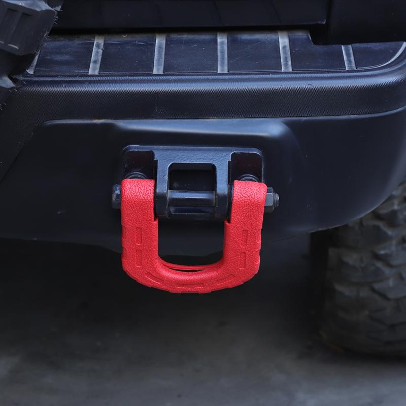 Для Hummer H3 2005-2009 TPE Автомобильный передний железный буксировочный крюк Спасательный задний буксировочный крюк Защитные декоративные аксессуары