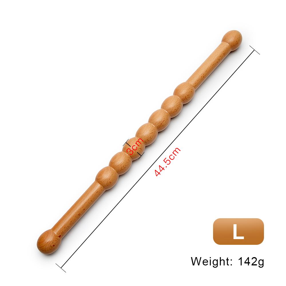 Bamboo Guasha Massage Stick Natural Bamboo Massage Stick Set Wood Therapy Anti-Cellulite Pain Relief Scraping Massager Relaxtion