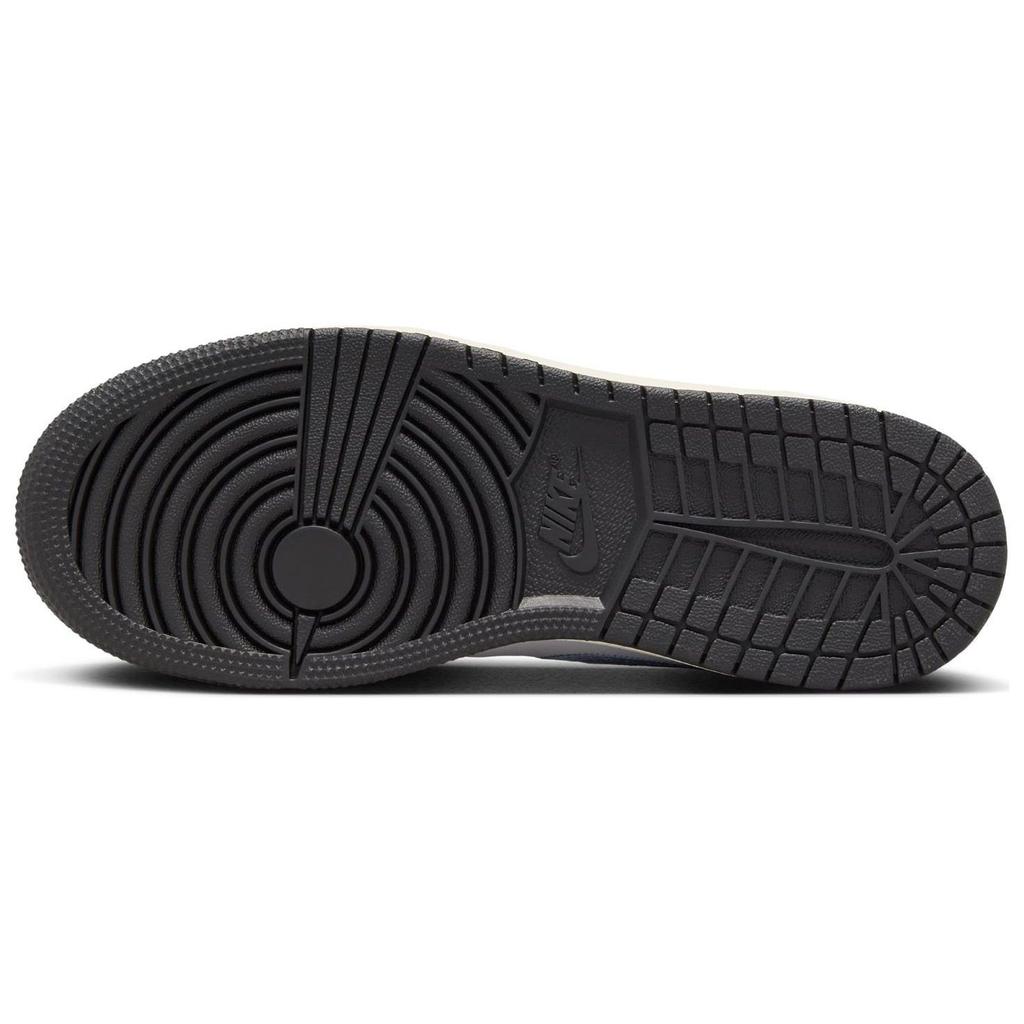 Детские кроссовки Air Jordan 1 Low SE GS Mocha Blue Grey White Black Sail FQ8156-142