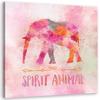 Canvas Print Spirit Animal Inscription