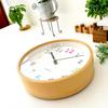 KATOMOKU Plywood Wall Clock 14 Wall Clock Continuous Second Hand km-85NA 202mm (radio Clock)