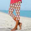 Women's Elastic Waist Pants Skinny Beach Pants