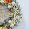 Christmas Vine Wreath 40/50/60cm - Festive Door Hanging Decoration Ornament