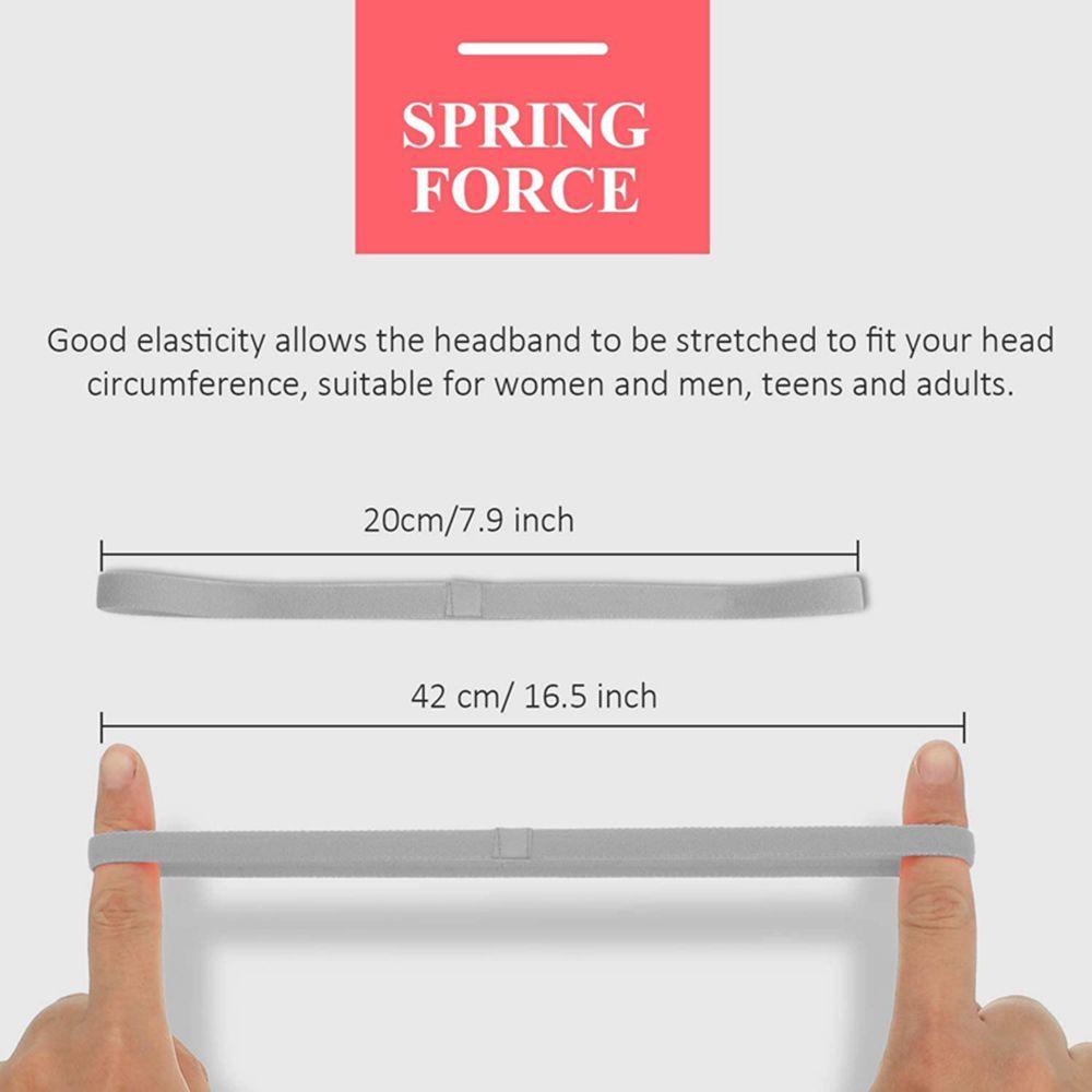 Women Men Running Sports Head Band Yoga Hairband Sport Hairband Anti-slip Elastic Bands Sweatband
