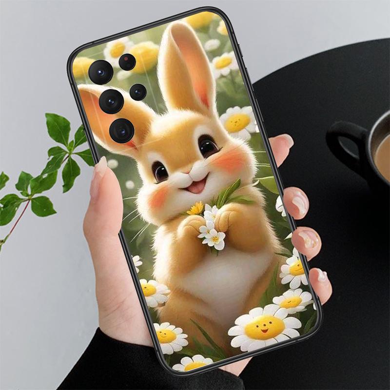 Чехол для телефона с изображением кролика для Samsung A52S A21S A33 A23 A13 A14 A32 A52 A53 A54 A51 A71 M51