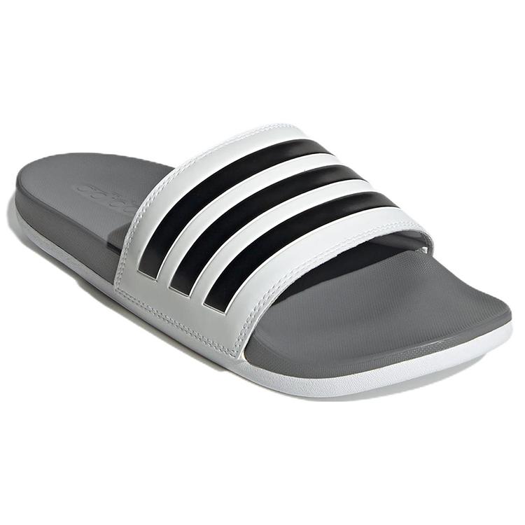 Новые шлепанцы Adidas Adilette Comfort Cloud White Core Black Grey Three GZ5895