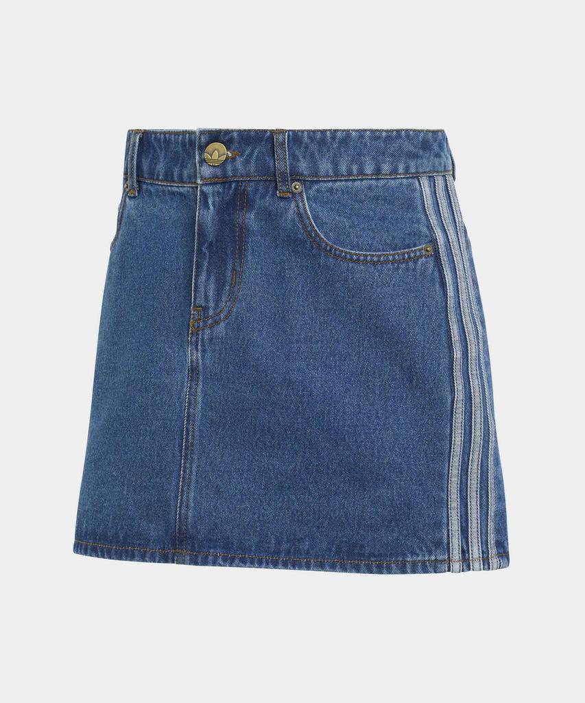 ADIDAS 3-Stripe Denim Skirt - Medium Vintage Denim / Kd2901