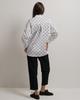 Blouse Modalinda 7664 44 Black and White Polka Dot