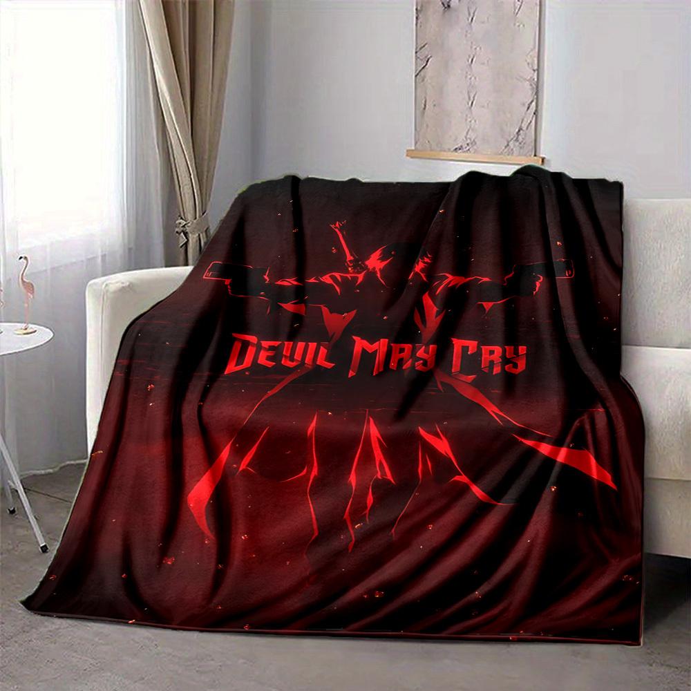 1 шт. Плед Devil May Cry, Плед для дивана, кровати, Путешествий, Кемпинга, Гостиной,