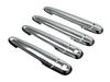 BRIGHTZ Chrome Door Handle D Set for Tanto Compatible with and 610 Covers, Knobs, LA600S/LA610S [TNT600-NOBU-FS-AD0AE2FG2] LA, LA600, A600, 600,