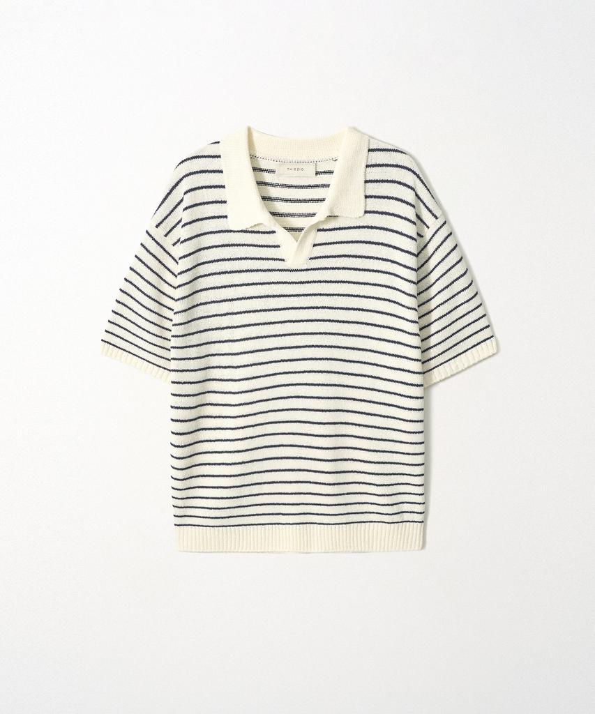 EZIO Open Stripe Knit_Ivory