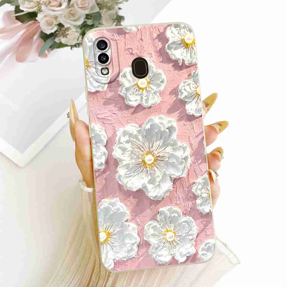 Чехол с цветочным рисунком для Samsung Galaxy A20s A20 A20e Роскошные чехлы для девочек для Samsung A20 A 20 s 20e A20s Мягкий Funda