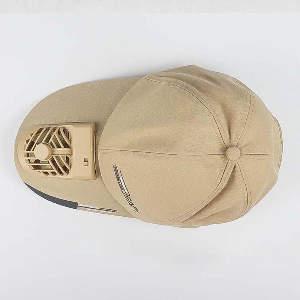 Long-lasting Rechargeable Fan Hat Portable Anti-collapse Cooling Peaked Cap  Women / Men