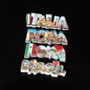 Смоляные Магниты на Холодильник Рим Италия Сувениры из Путешествий Кавайные Магнитные Наклейки для Холодильника Милый Магнитный Декор для Холодильника