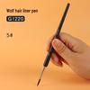 Mali G1220 Wolf Hair Liner Brush for Watercolor, Gouache, Chinese Painting, Nail Art, Oil Painting, and Line Drawing.