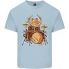 A Cat Drummer Drumming Unisexs Light Cotton TShirt