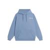 Li Ning Vital Series SS22 Logo Embroidered Cotton Hooded Long Sleeve Sweatshirt Unisex Sweatshirt Blue AWDSC97-4