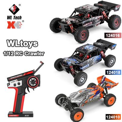 WLtoys 1/12 Радиоуправляемый Гусеничный Внедорожник 124010 124016 124018 Высокоскоростной Автомобиль для Дрифта, Скалолазания и Гонки с Дистанционным Управлением 4WD Игрушки