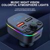 И с Play MP3 Модулятор Handsfree Ambient Bluetooth 5.0 Автомобильный FM-передатчик Многофункциональный беспроводной FM-радио Комплект Быстрое цветное зарядное устройство
