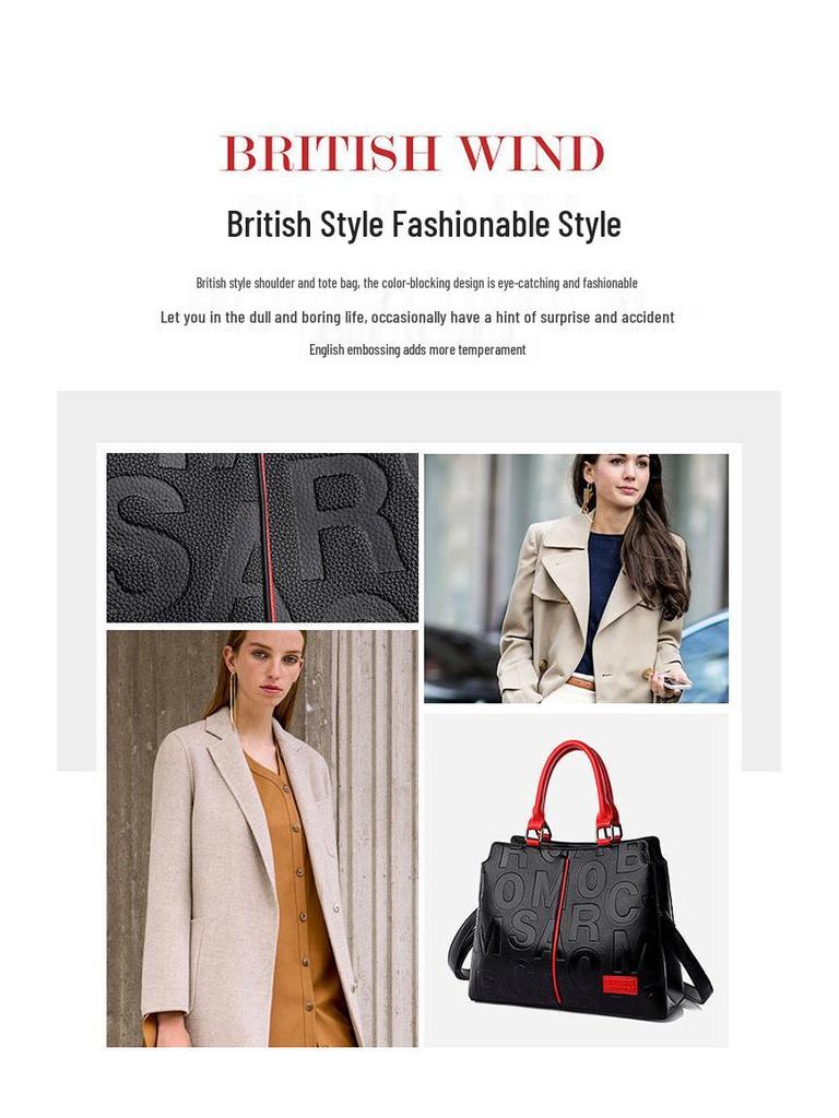 2023 Classic Genuine Leather Handbag - Fashionable Shoulder & Crossbody Bag for Women