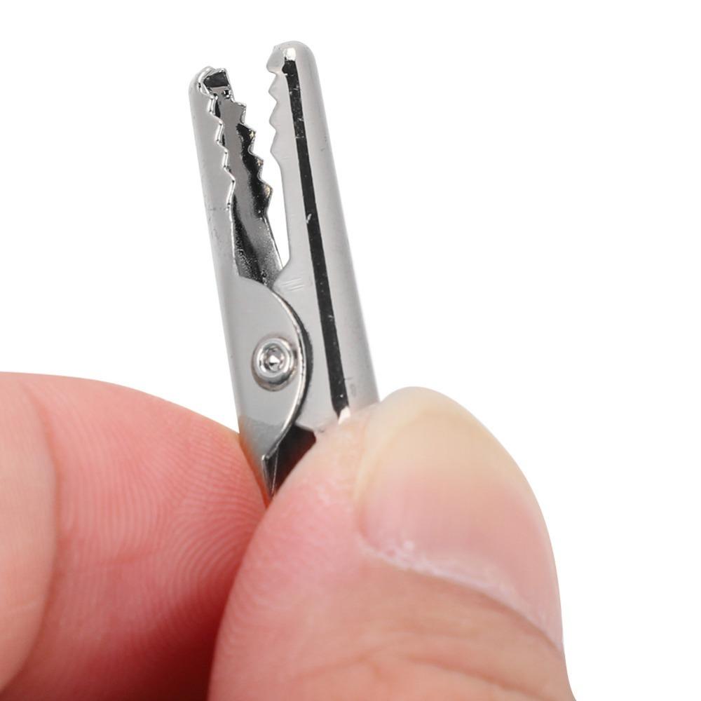 10Pcs Stable Base Table Name Clip Mouth Shape Metal Photo Stand Wedding Table Decoration