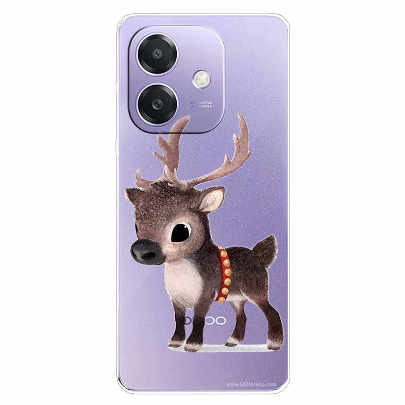 Для Oppo A60 5G CPH2683 Чехол OPPO A40 4G CPH2669 Прозрачный Мягкий Силиконовый ТПУ Чехол с Рисунком для A60 5G Прозрачный Мягкий ТПУ Чехол A40 4G