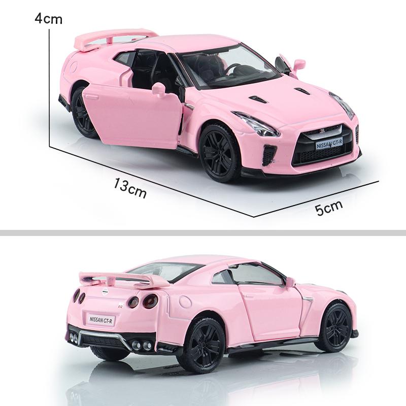 Подарки для девочек серии розового цвета Volkswagen Beetle Bentley McLaren Lamborghini Maserati Benz AMG Nissan GTR Литые игрушечные машинки 1:36 Модель из сплава
