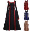 Women Medieval Halloween Dress Vintage Renaissance Gothic Cosplay Party Carnival