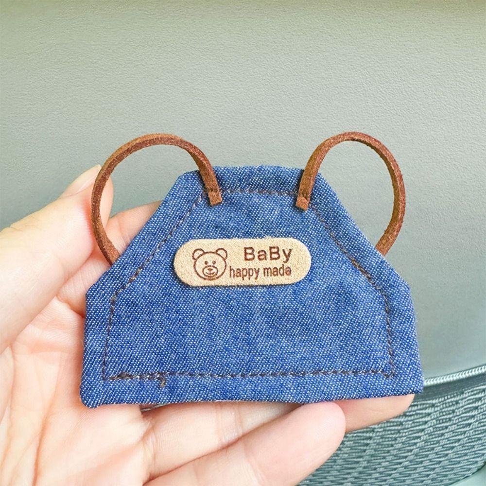 Сделай сам Ретро Одежда для Кукол Клетчатая Полосатая Плюшевая Одежда для Кукол Мини Кукла Кукла Джинсовый Фартук Игрушка для Девочек