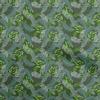 Cotton Flex Dark Green Fabric Tropical Leaf Sewing Material Print Fabric By The Yard 40 Inch