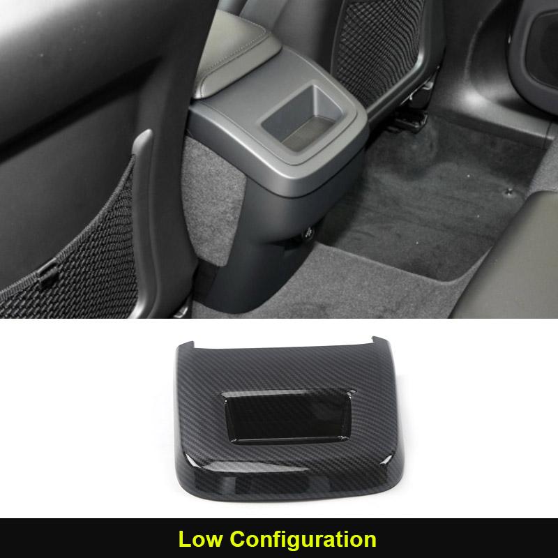 For Volvo XC60 2018- Auto Rear Armrest Air Vent Outlet Cover Trim Interior Conditioning Decoration Car Accessories Styling