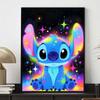 Disney 5D DIY Алмазная мозаика Набор для рисования всеми бриллиантами Стежок Цветные звезды Светящаяся Декор для дома Подарок