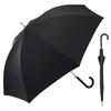 Waterfront Long Umbrella Rain Umbrella LESS IS MORE Series Light Black 65cm Slim and Light and Can Be Used Anywhere Reliable Wind Resistance