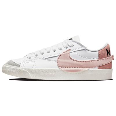 Женские кроссовки Blazer Low 77 Jumbo Белые Розовые Оксфорд Обувь для скейтборда DQ1470-102