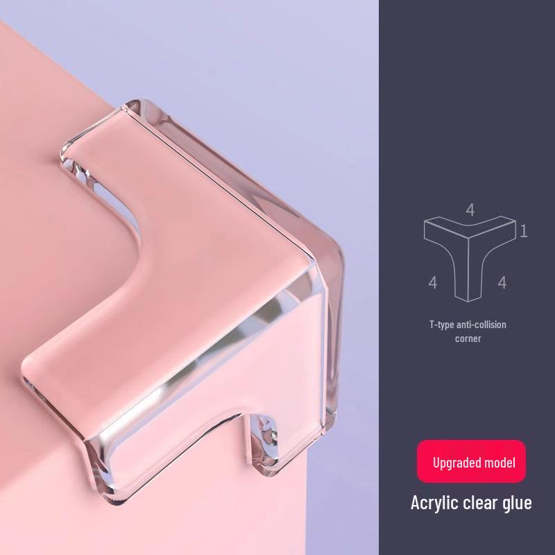 Soft Silicone Anti-Collision Corner Protectors for Tables and Windows