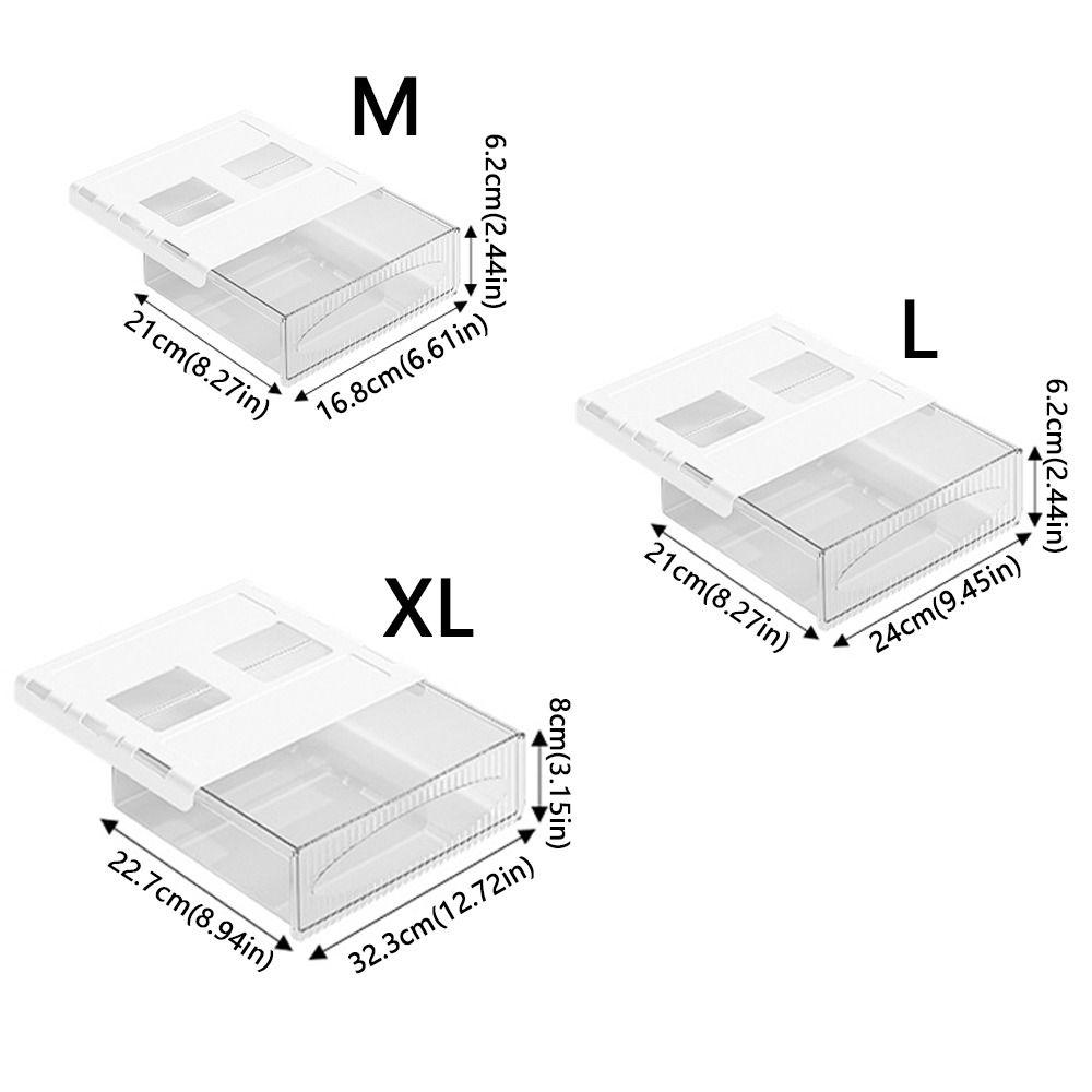 Ящик под стол большой вместимости самоклеящийся органайзер для стола выдвижной ящик для хранения бытовой