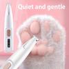 Pet Grooming Clippers LED Assisted Lighting Safe Low Noise USB/Battery Life Pet Beauty Electric Trimmer LED Light Assistance Safe Low Noise